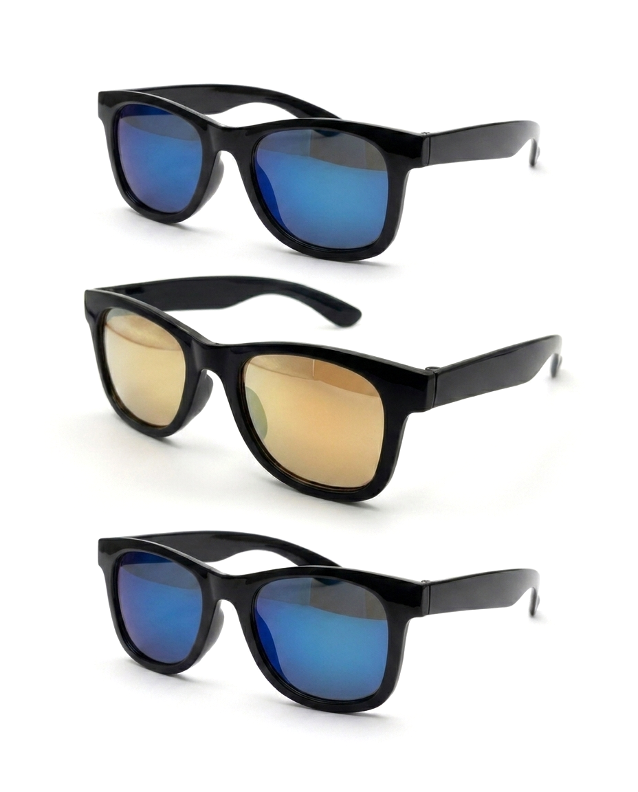 3 Pack Kids Sunglasses UV Protection Shades Age 6-14