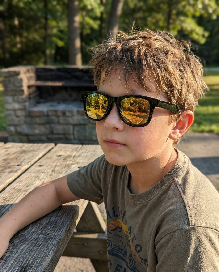 3 Pack Kids Sunglasses UV Protection Shades Age 6-14